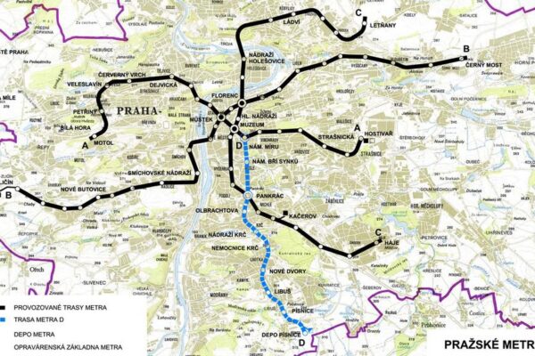 Projektantem metra D bude Metroprojekt
