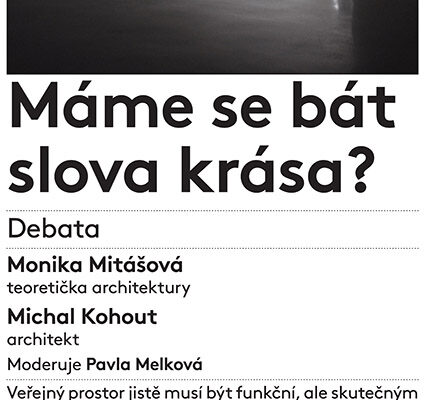 Pozvánka na debatu o veřejném prostoru