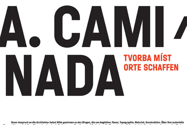 Gion A. Caminada: Tvorba míst