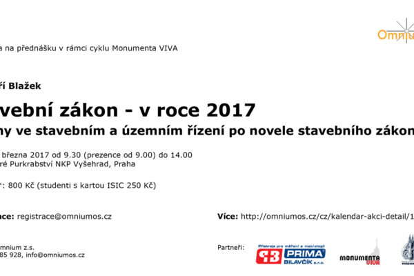 Stavební zákon - v roce 2017