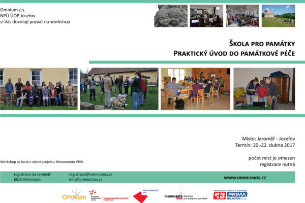Škola pro památky - Praktický úvod do památkové péče