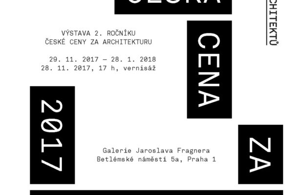 ČESKÁ CENA ZA ARCHITEKTURU 2017