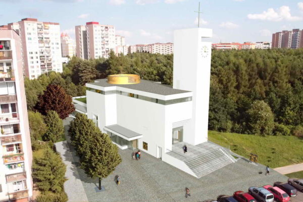 Kostel Krista Spasitele a komunitní centrum Barrandov