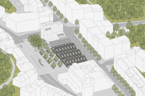Subcentrum Klamovka - Nové lokální centrum v Plzeňské ulici