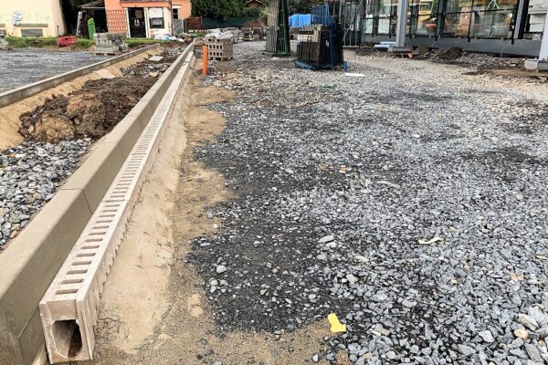 Odvodnění rekonstruovaného autobusového nádraží na Benešovsku