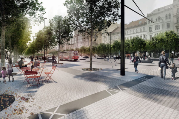 Praha slavnostně zahájila opravu spodní části Václavského náměstí
