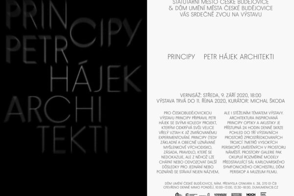 PETR HÁJEK ARCHITEKTI – Principy